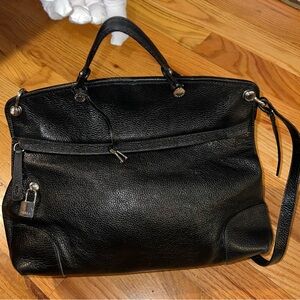 Furla Black Leather Handbag